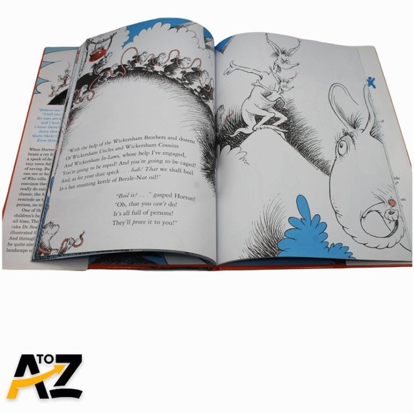 DR. SEUSS HORTON HEARS A WHO HARDCOVER BOOK W/ DUST JACKET - Picture 11 of 13
